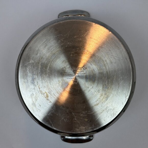 Cuisinart Chef’s Classic 10 Qt Stainless Steel Covered Stockpot 76610-26G EXC - Picture 11 of 14